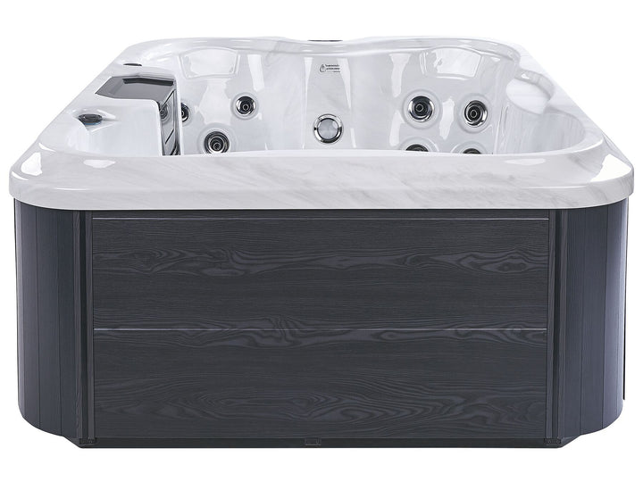 Square Hot Tub with LED White  Arcelia