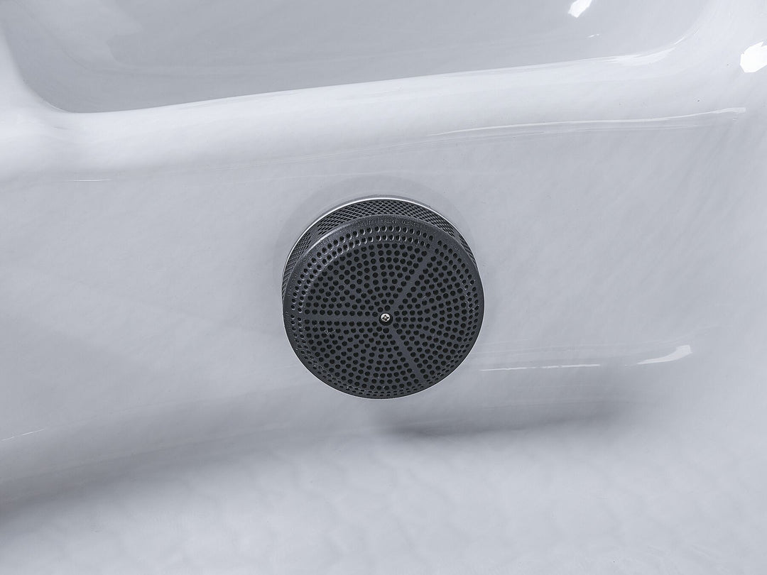 Square Hot Tub with LED White  Arcelia
