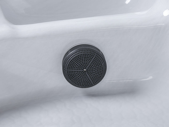Square Hot Tub with LED White  Arcelia