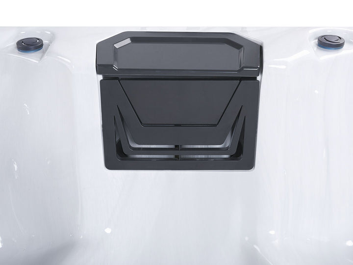 Square Hot Tub with LED White  Arcelia