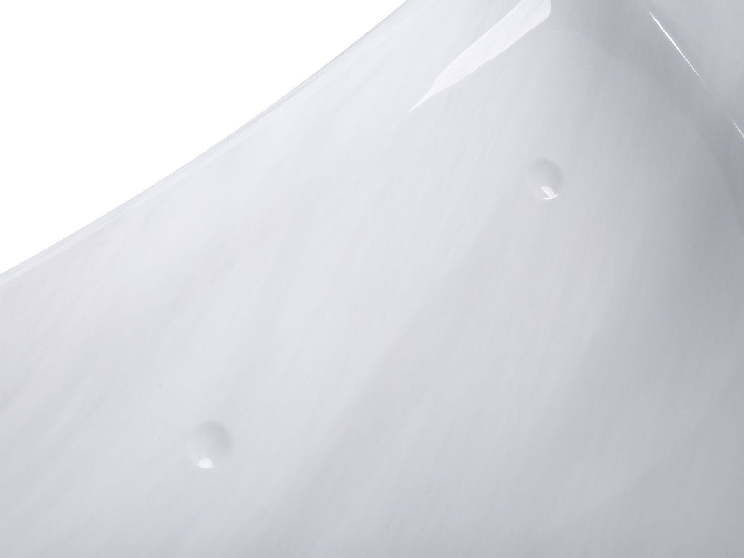 Square Hot Tub with LED White  Arcelia