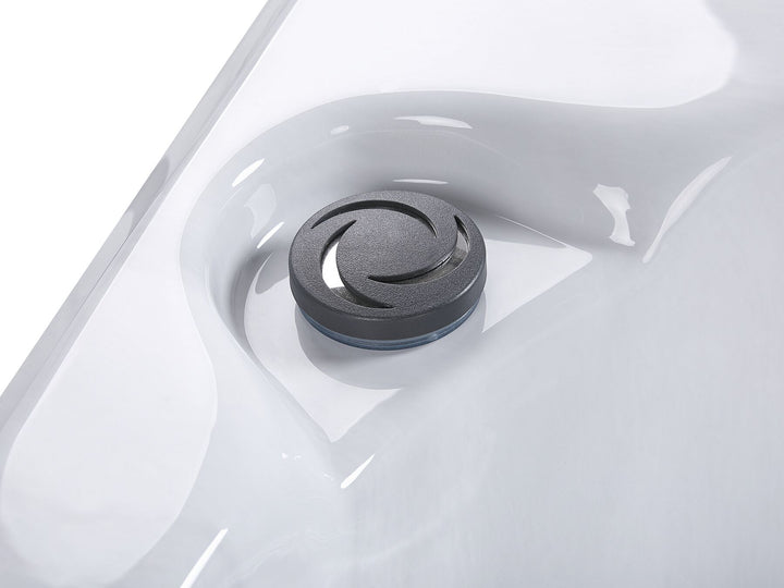Square Hot Tub with LED White  Arcelia