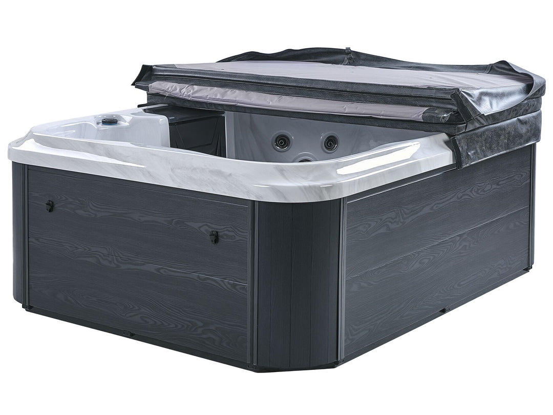 Square Hot Tub with LED White  Arcelia