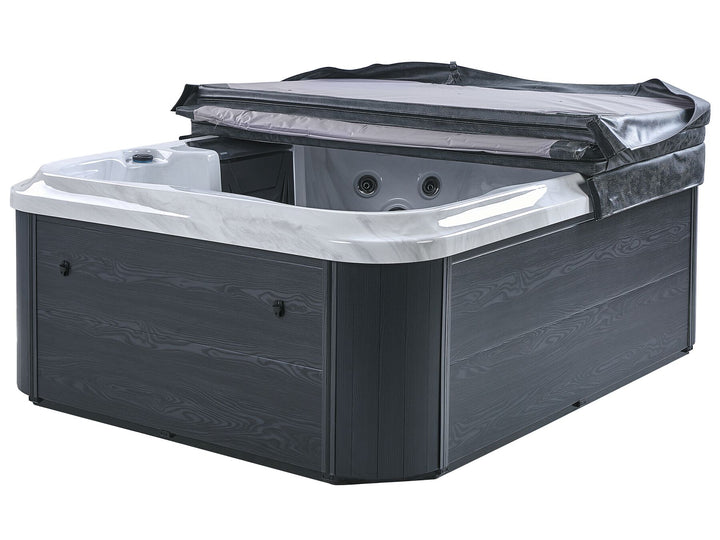 Square Hot Tub with LED White  Arcelia