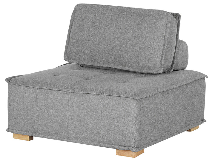 4 Seater Modular Fabric Corner Sofa Grey Tibro
