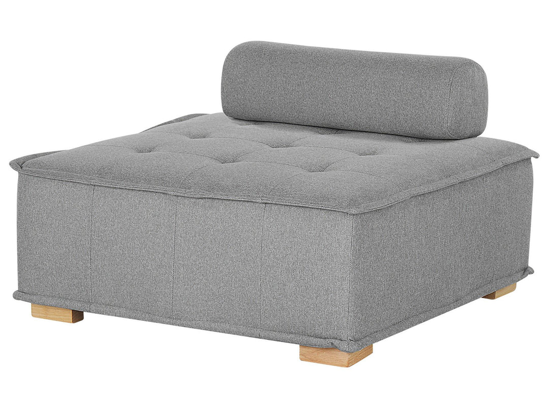 4 Seater Modular Fabric Corner Sofa Grey Tibro