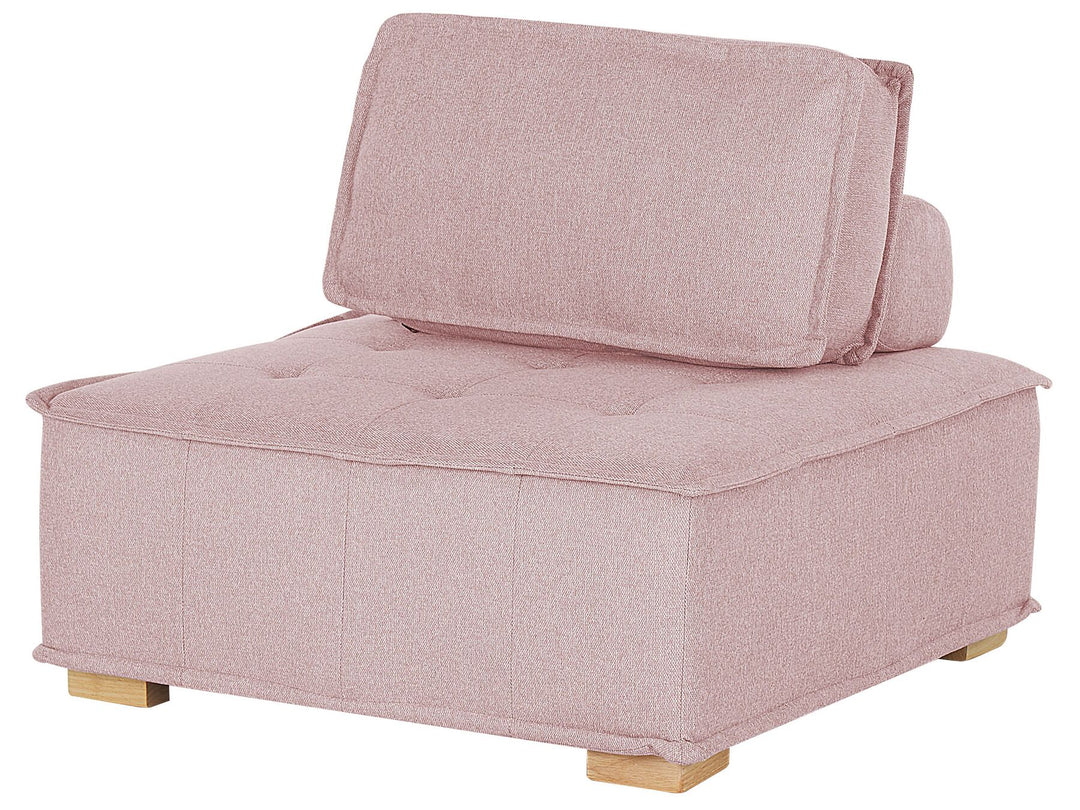 Tibro Corner Sofa Pink Fabric