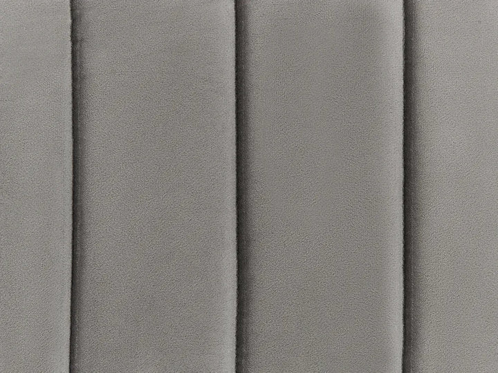 Ottoman Bed Velvet 140 x 200 cm (EU Double) Grey Kitty