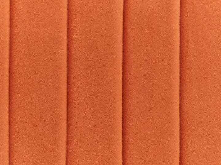 Ottoman Bed Velvet 160 x 200 cm (EU King Size) Orange Kitty