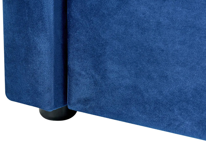Trundle Bed Velvet Thomson 90 x 200 cm (EU Single) Navy Blue