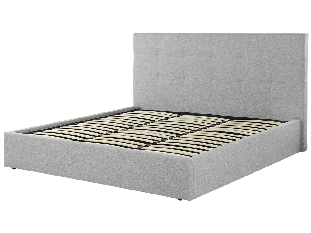 Ottoman Bed Fabric 180 x 200 cm (EU Super King) Grey Myrtle
