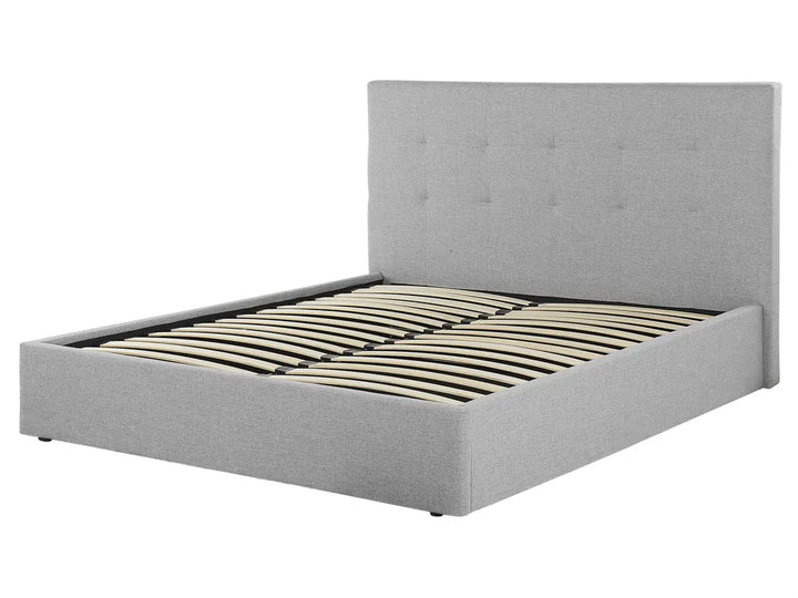 Ottoman Bed Fabric 140 x 200 cm (EU Double) Light Grey Rykana