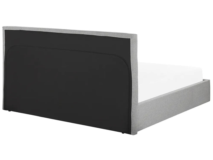 Ottoman Bed Fabric 140 x 200 cm (EU Double) Light Grey Rykana