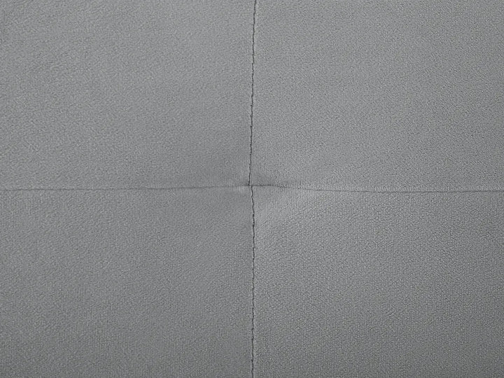 Ottoman Bed Velvet 160 x 200 cm (EU King Size) Light Grey Myrtle