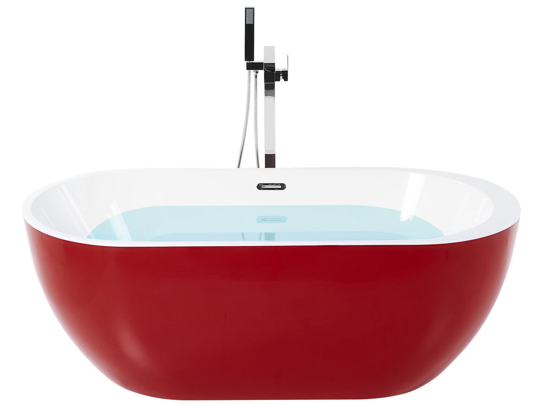 Freestanding Bath 1500 x 750 mm Black Nevis