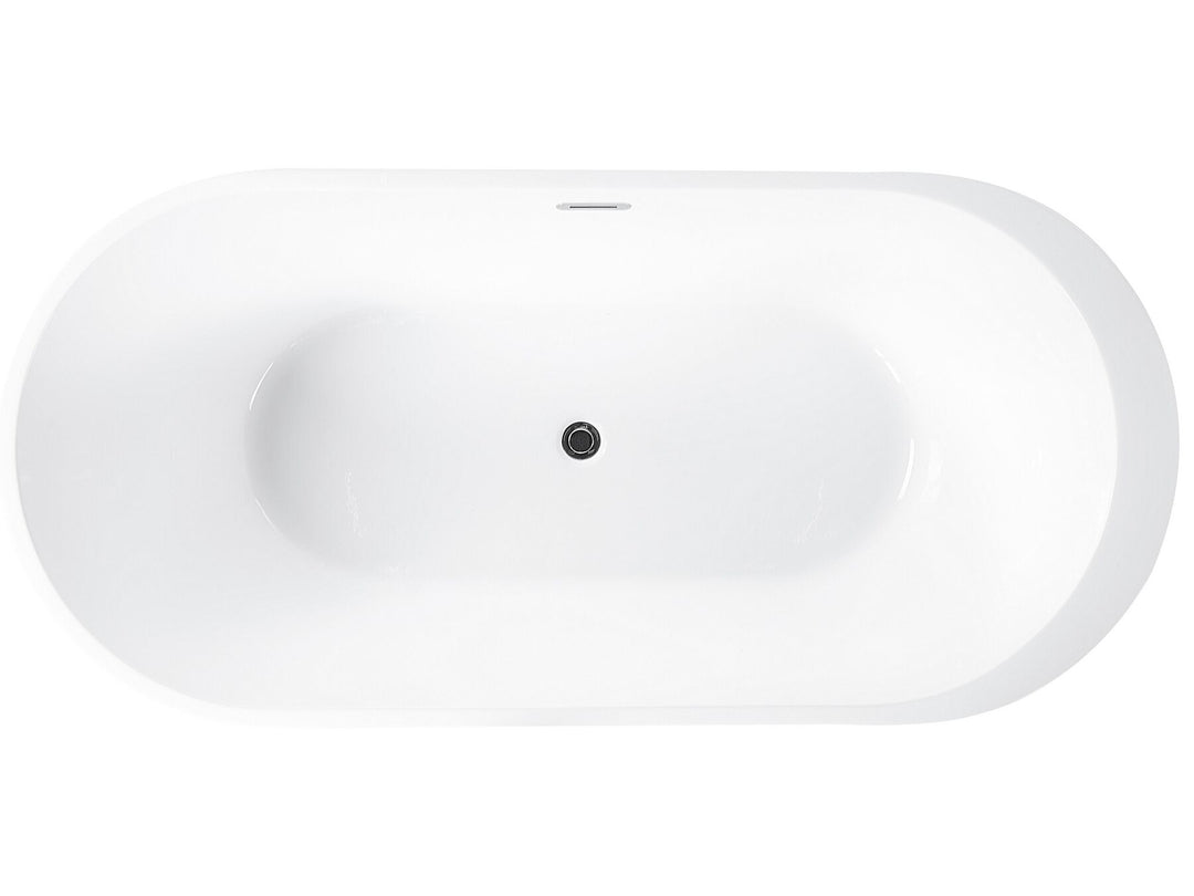 Freestanding Bath 1500 x 750 mm Black Nevis