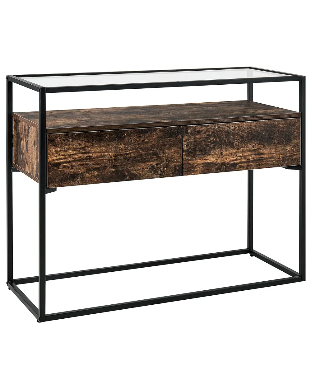 Console Table Dark Brown Stable Mechanism Yantro