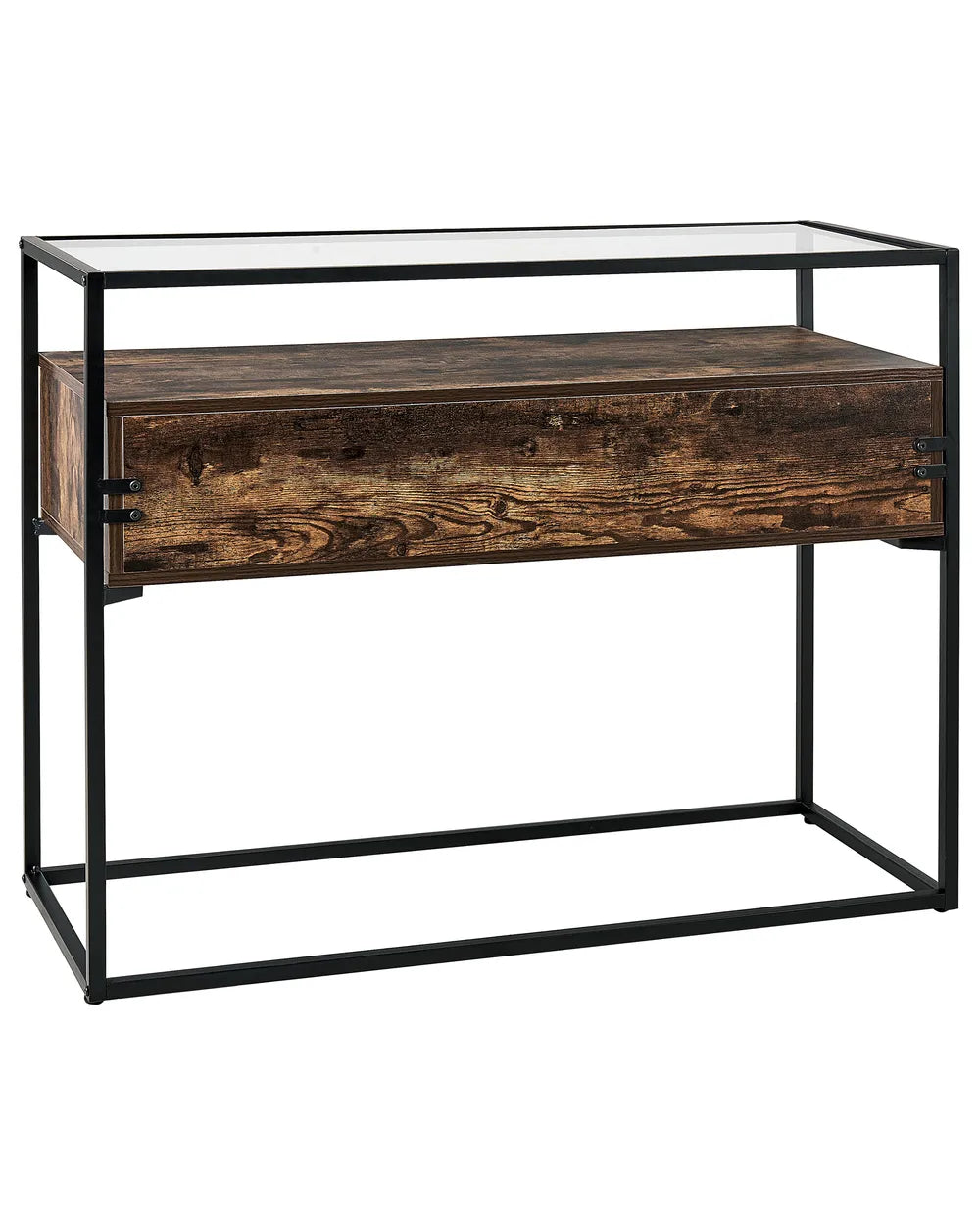 Console Table Dark Brown Stable Mechanism Yantro