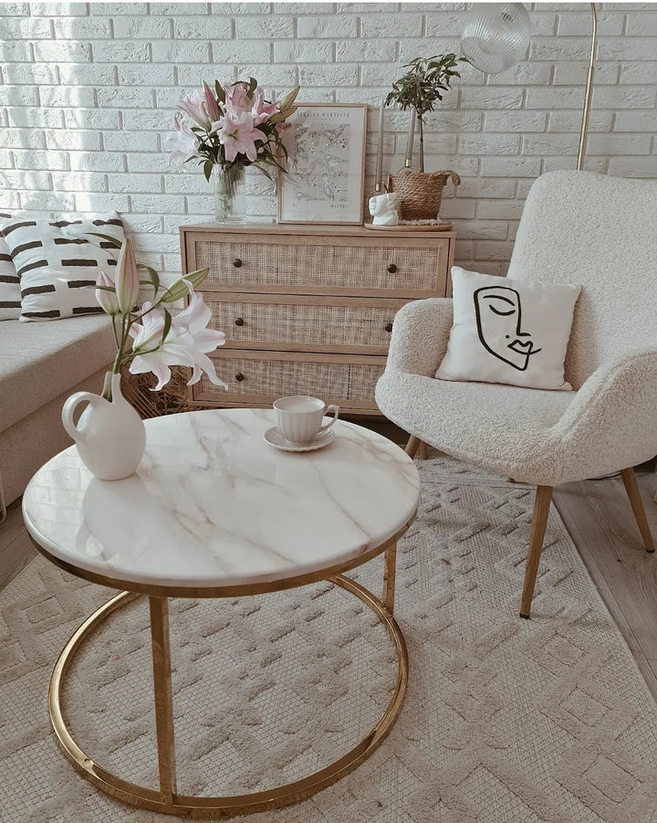 3 Drawer Chest Light Brown Functional and Capacious Ravello