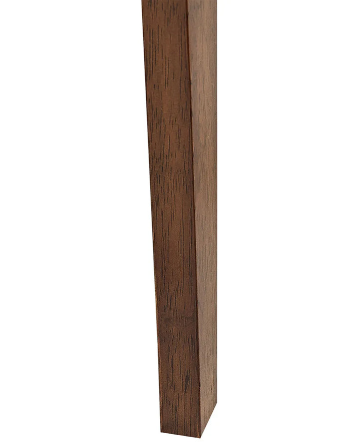 Set of 2 Dining Chairs Wood Dark Brown/ Grey Kaula