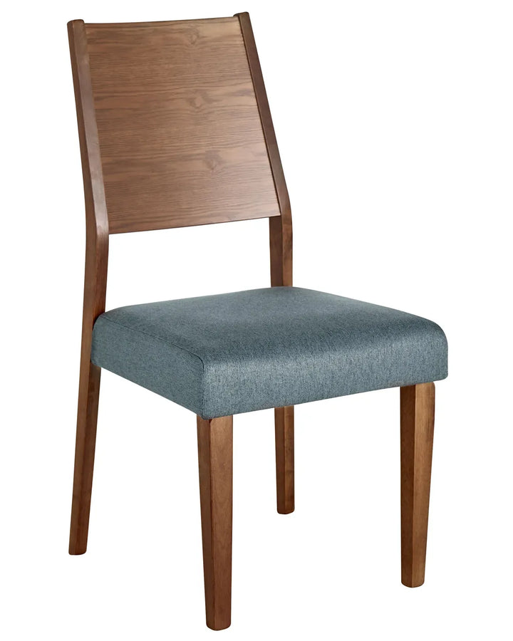 Set of 2 Dining Chairs Wood Grey Zee