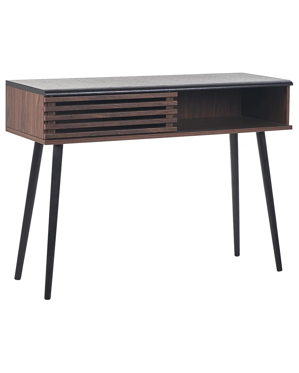Console Table Dark Retro Style Brown