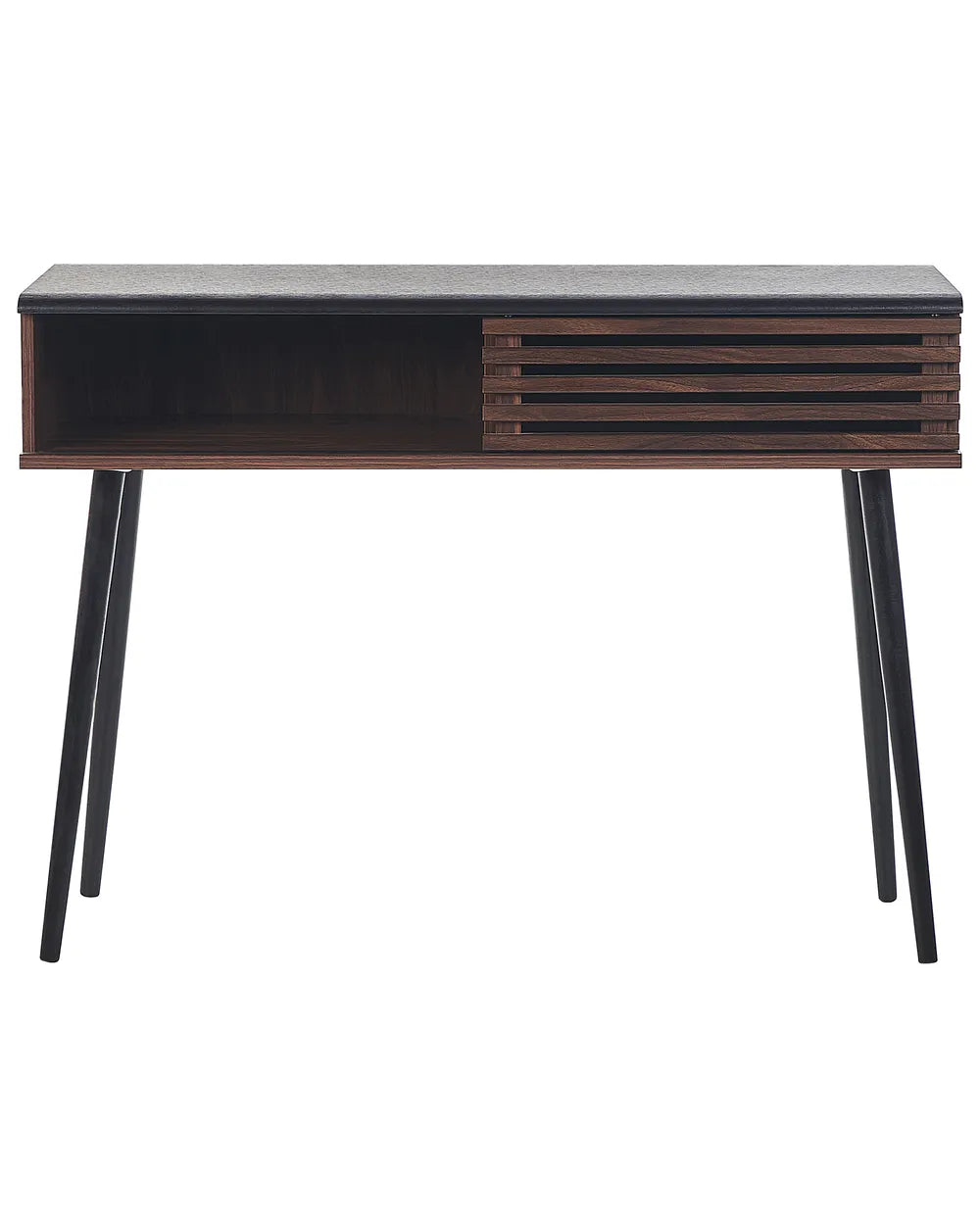 Console Table Dark Brown Retro Style Jostin