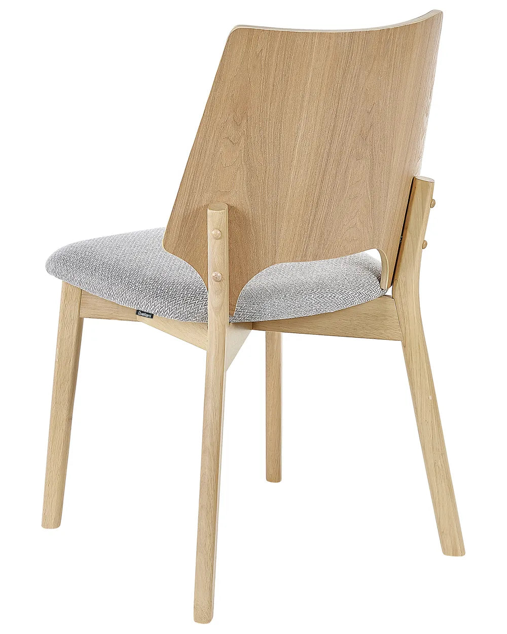 Set of 2 Dining Chairs Light Brown Dolene