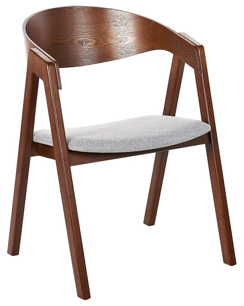 Set of 2 Dining Chairs Wood Light Grey Bill
