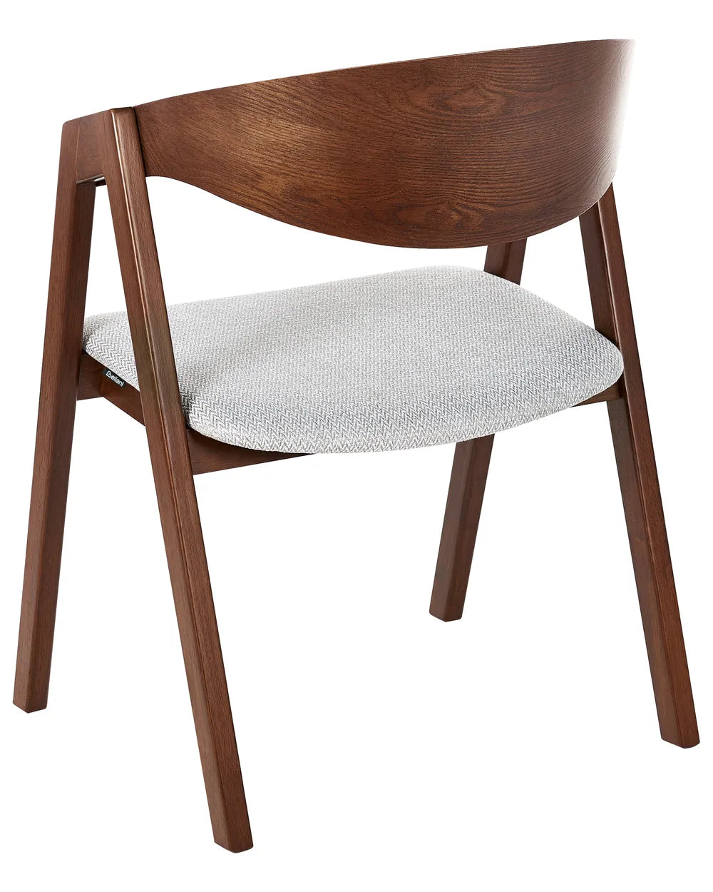 Set of 2 Dining Chairs Wood Light Grey Bill
