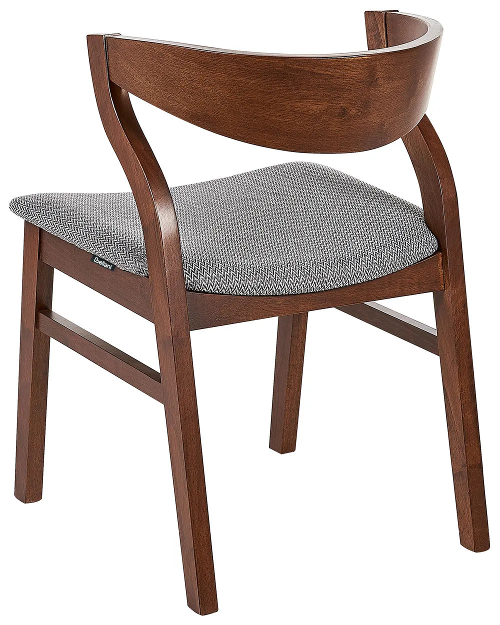 Set of 2 Dining Chairs Wood Light Grey Bea