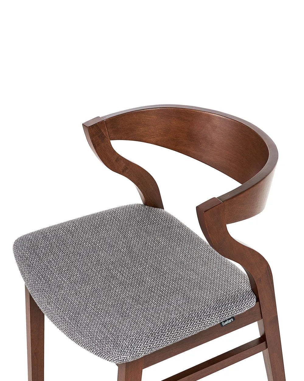 Set of 2 Dining Chairs Wood Light Grey Bea
