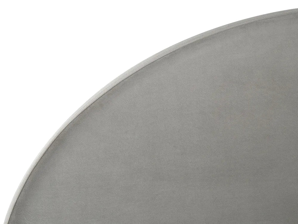 Ottoman Bed Velvet 160 x 200 cm (EU King Size) Light Grey Strandy