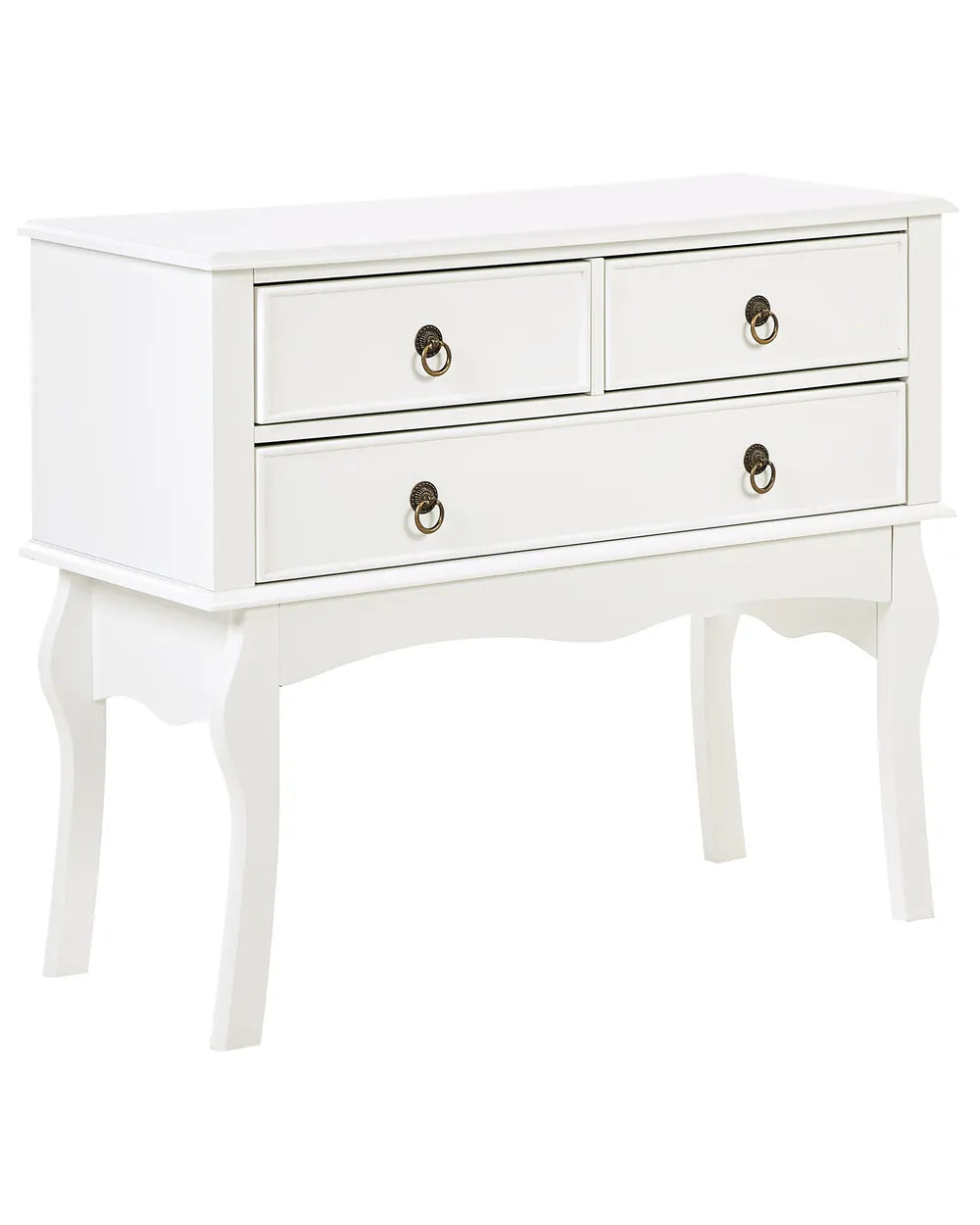 Console Table White Timeless Design Wenlo