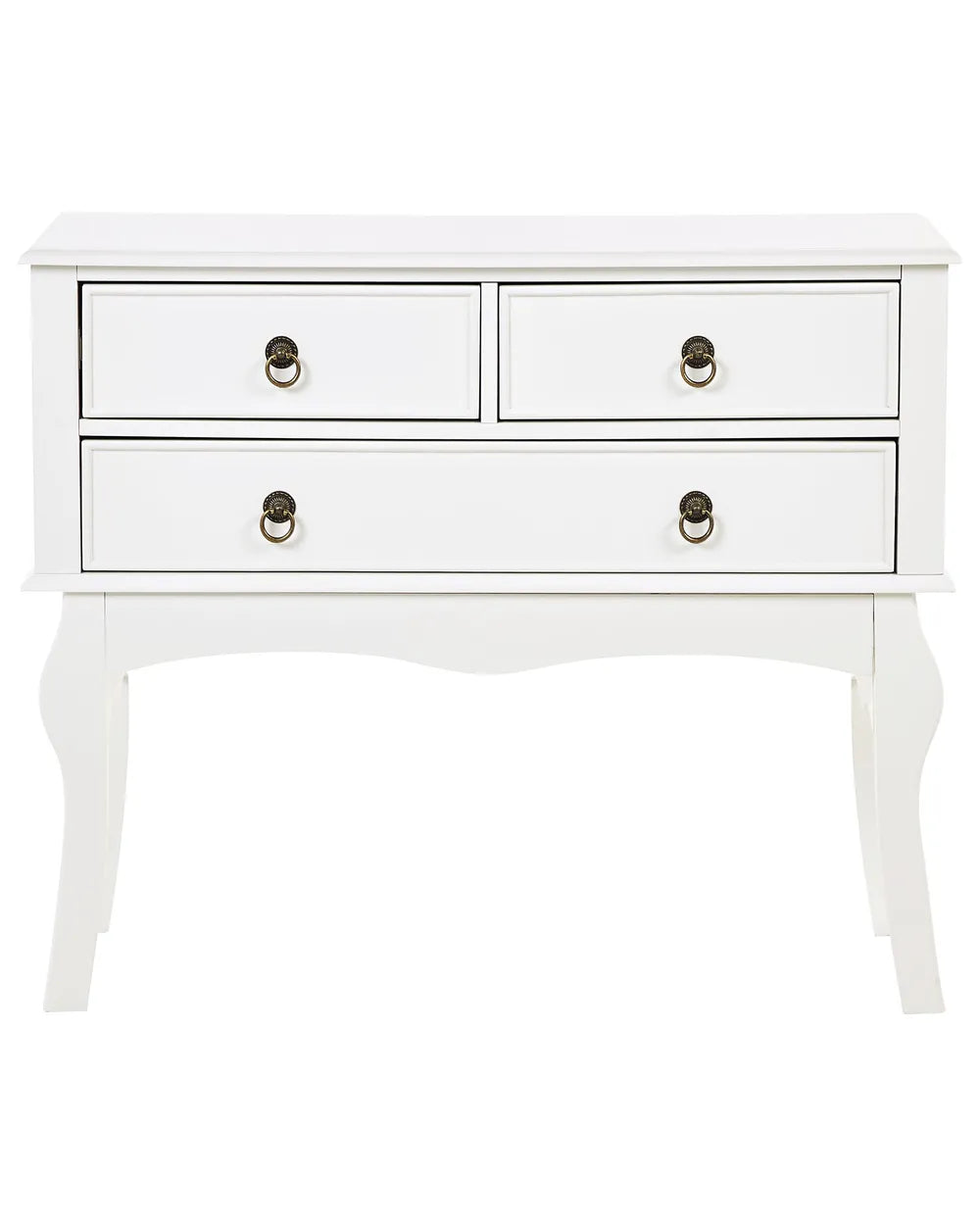 Console Table White Timeless Design Wenlo