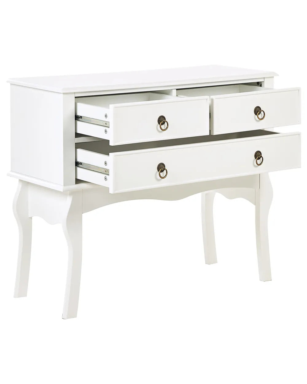 Console Table White Timeless Design Wenlo