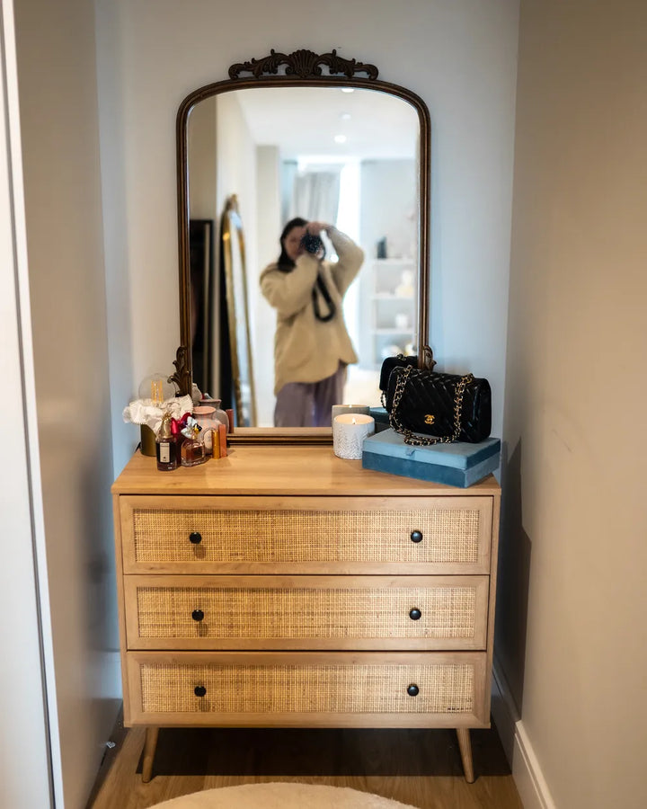 3 Drawer Chest Light Brown Functional and Capacious Ravello