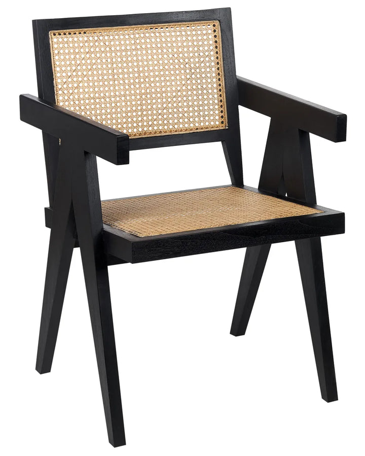 Dining Chair Mahogany Black Charlie