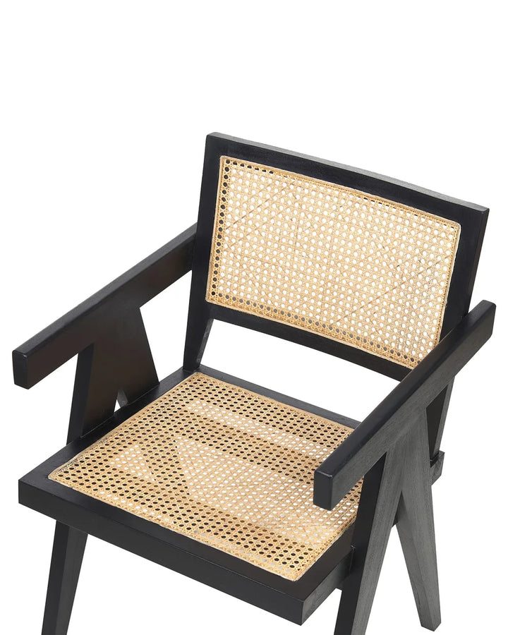Dining Chair Mahogany Black Charlie