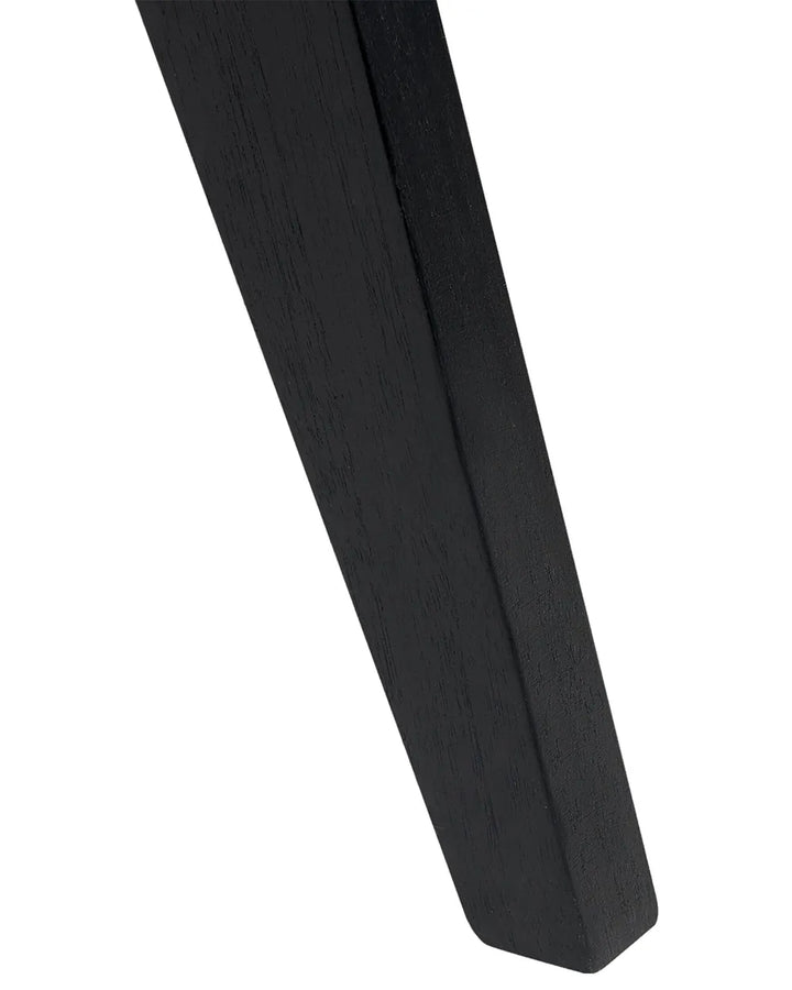 Dining Chair Mahogany Black Charlie