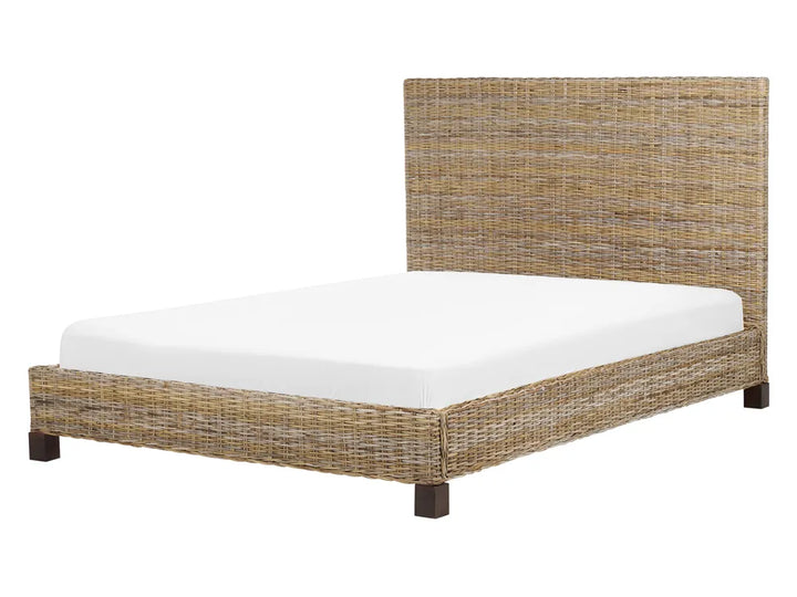 Bed Rattan 140 x 200 cm (EU Double) Natural Dolly