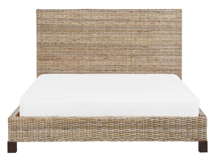 Bed Rattan 140 x 200 cm (EU Double) Natural Dolly