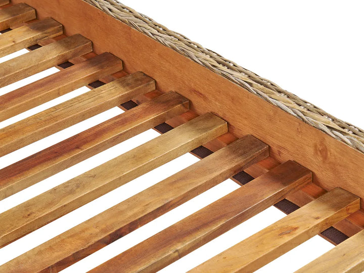 Bed Rattan 140 x 200 cm (EU Double) Natural Dolly