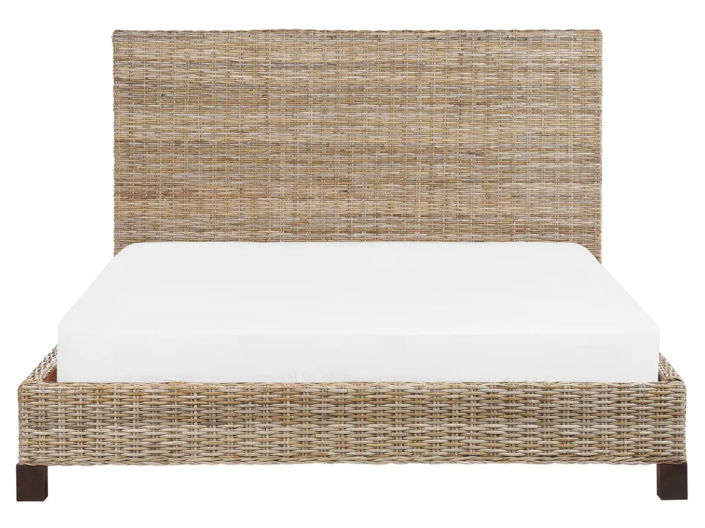 Bed Rattan 160 x 200 cm (EU King Size) Natural Dolly