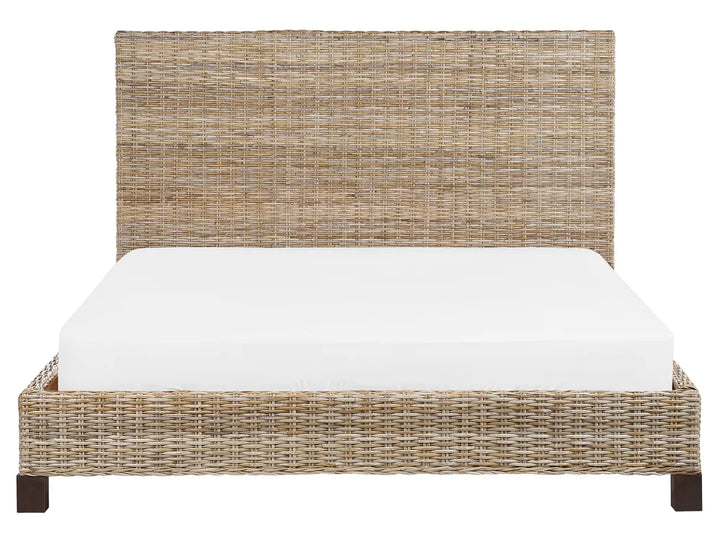 Bed Rattan 160 x 200 cm (EU King Size) Natural Dolly