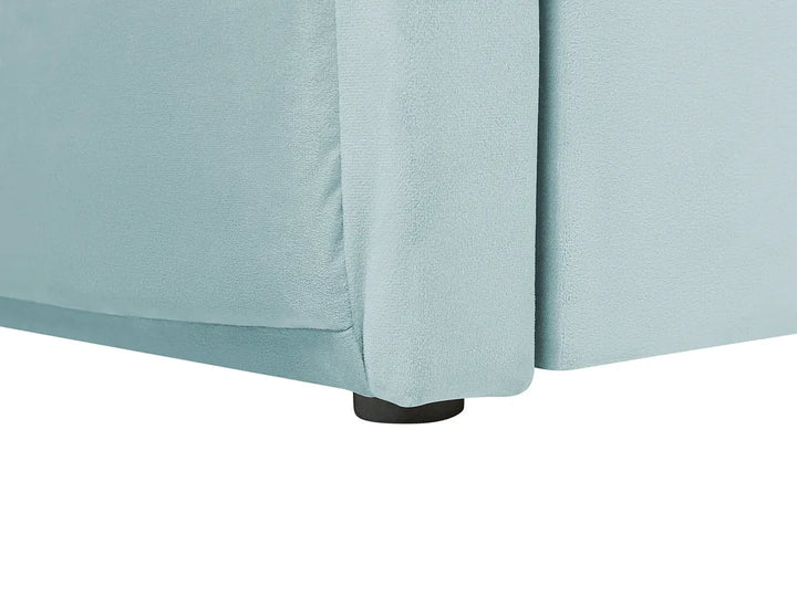 Trundle Bed Velvet Bittrich 90 x 200 cm (EU Single) Mint Green