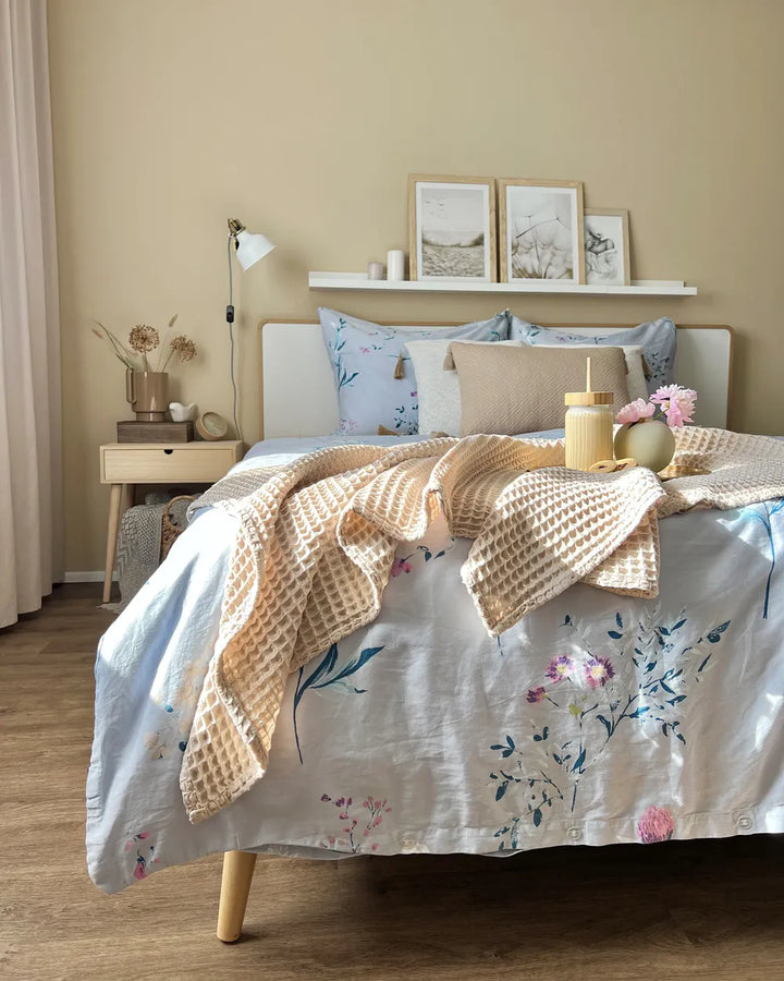 Bed 180 x 200 cm (EU Super King) Light Brown Charlie