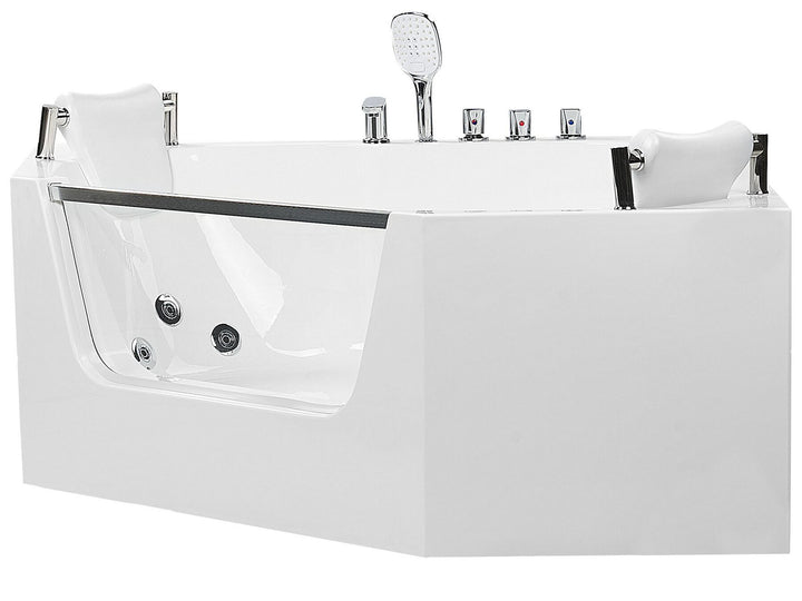 Whirlpool Corner Bath 1500 x 1500 mm White Cantalla