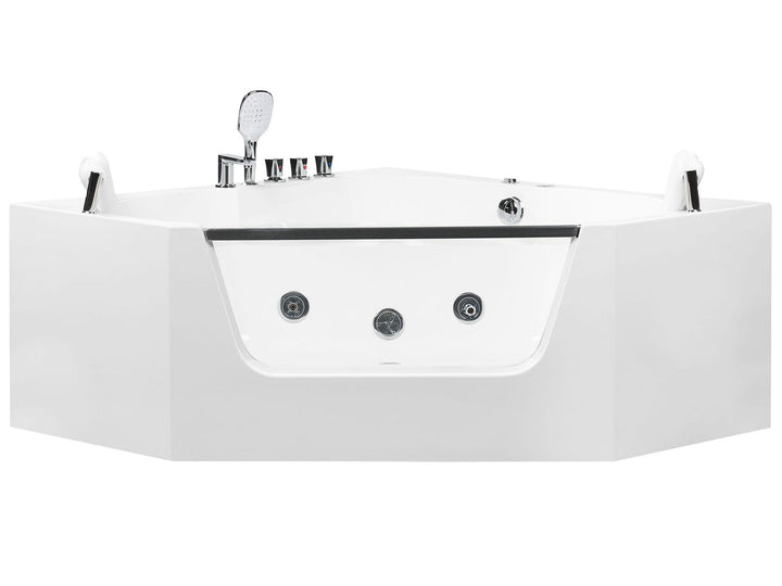 Whirlpool Corner Bath 1500 x 1500 mm White Cantalla