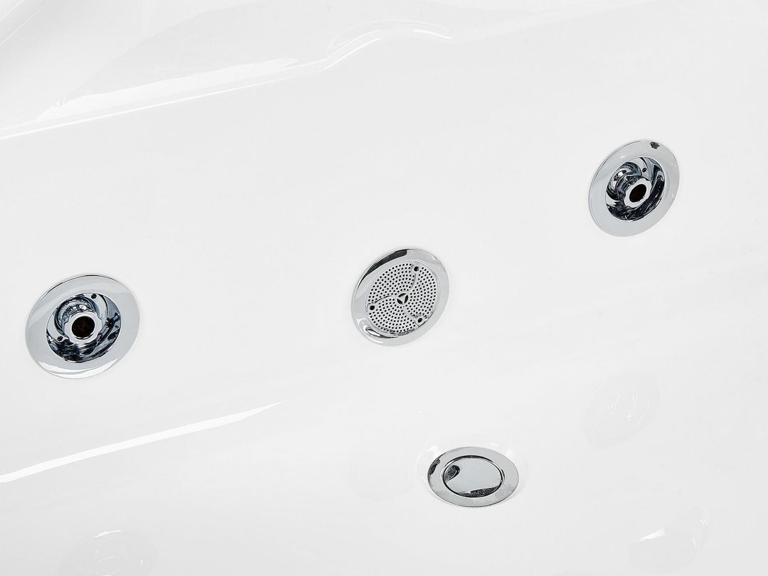 Whirlpool Corner Bath 1500 x 1500 mm White Cantalla